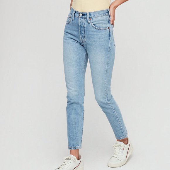 Levi's Denim - Levi's 501 Skinny Filiforme High Rise Ankle Jeans